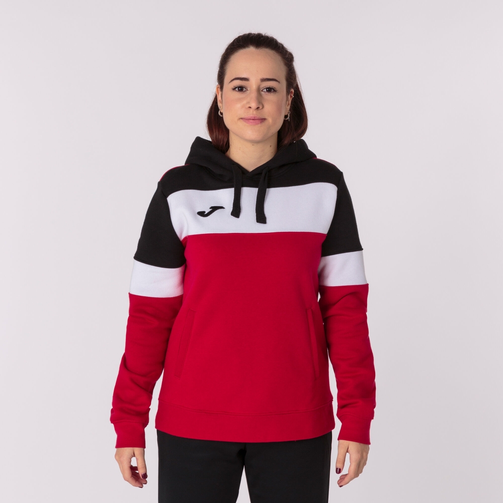 Bluza de trening Hanorac Joma Crew Iv rosu-negru