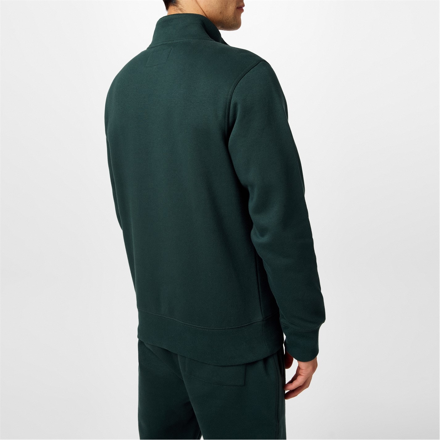 Bluza de trening Jack Wills Barchester Quarter cu fermoar verde