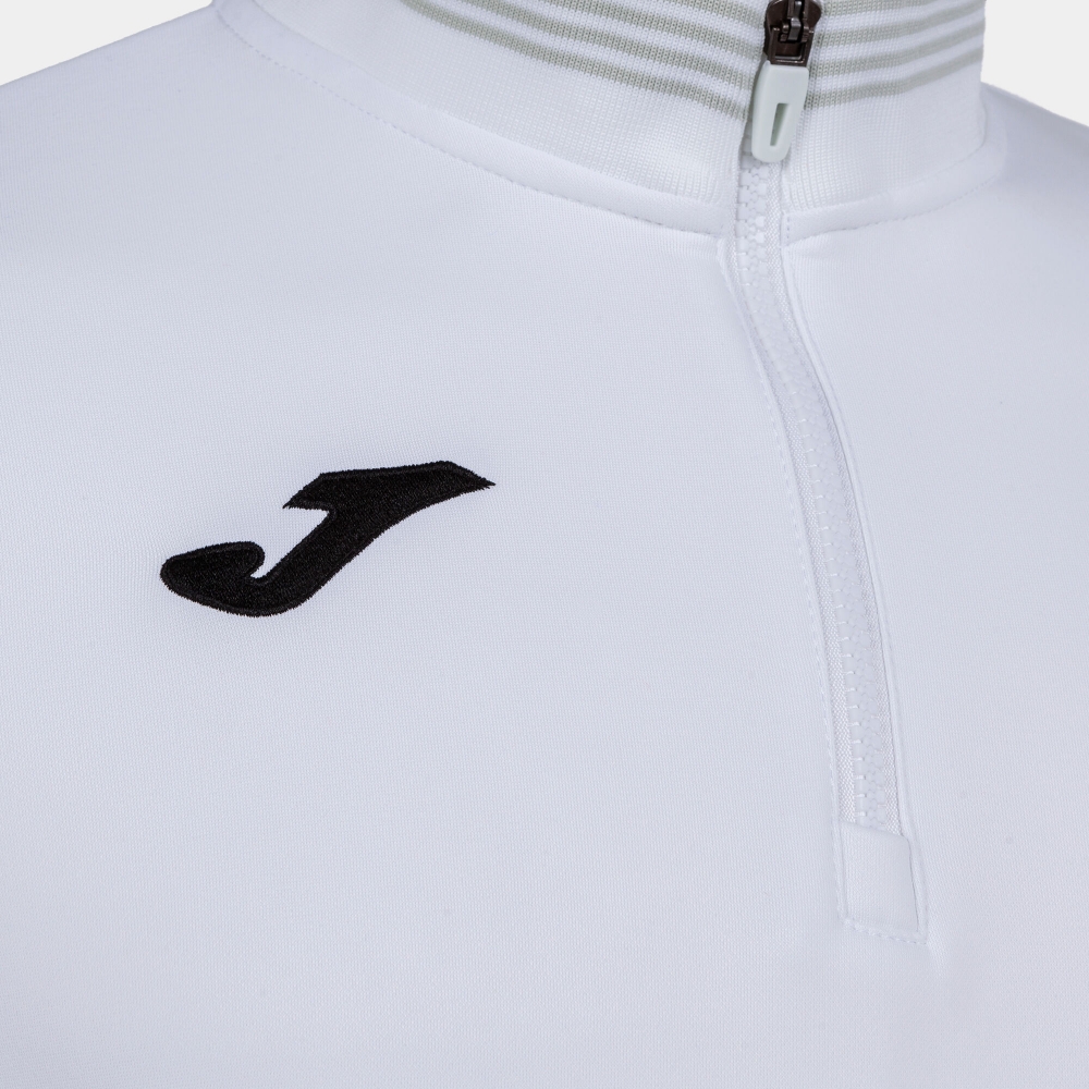 Bluza de trening Joma Campus III 1/2 Zipper alb