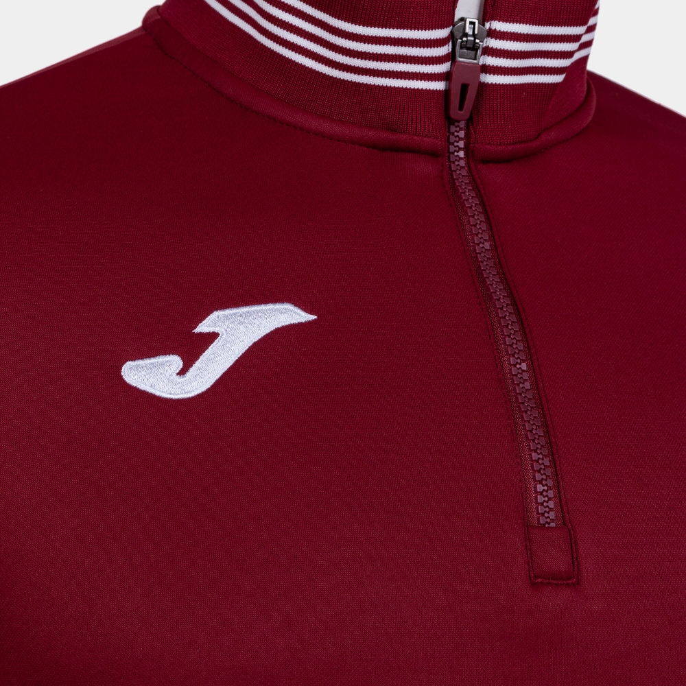 Bluza de trening Joma Campus III 1/2 Zipper visiniu rosu burgundy