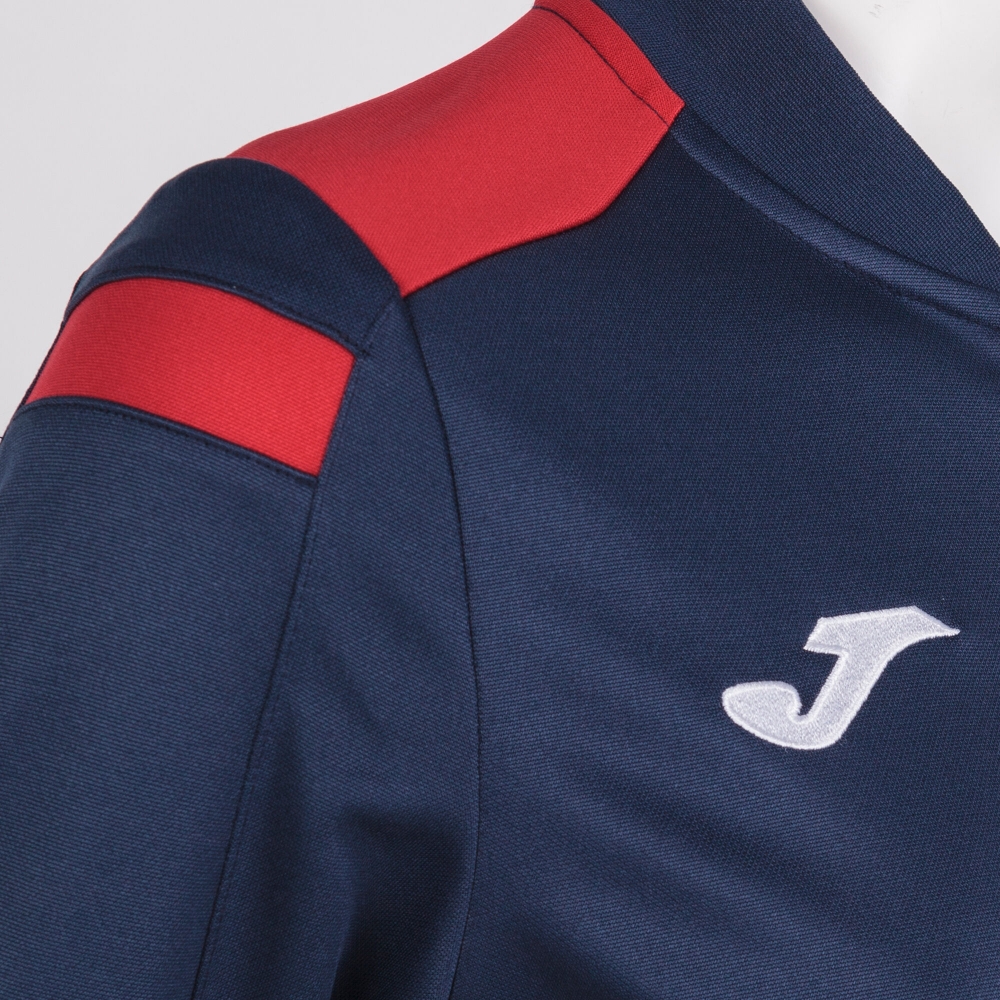 Bluza de trening Joma Championship Vi cu fermoar bleumarin rosu