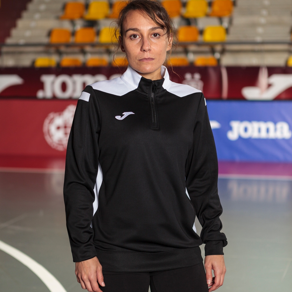 Bluza de trening Joma Championship Vi negru alb