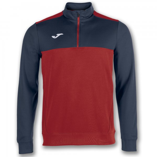 Bluza de trening Joma 1/2 Zipper Winner rosu-bleumarin