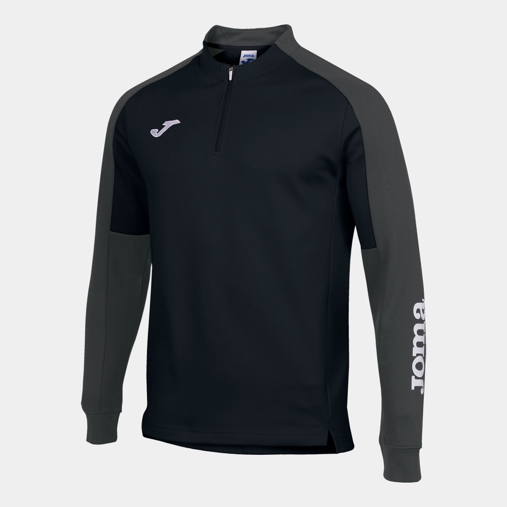 Bluza de trening Joma Eco Championship negru Anthracite gri inchis