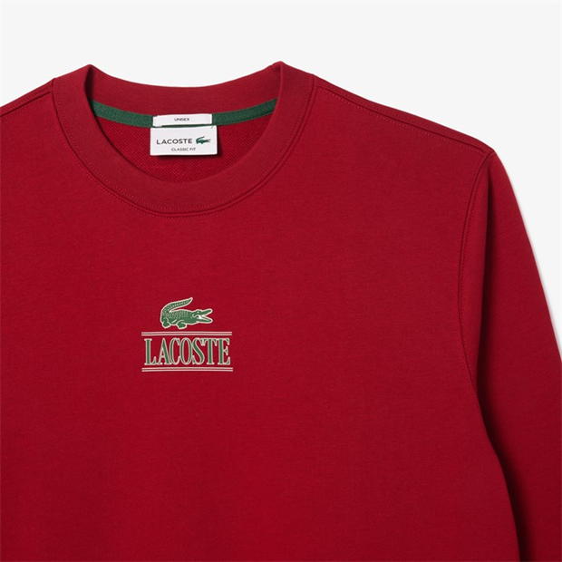 Bluza de trening Lacoste Vintage Style portocaliu