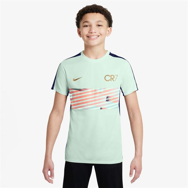 Bluza fotbal Nike Academy Big Dri-FIT pentru Copii verde albastru