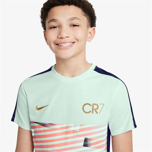 Bluza fotbal Nike Academy Big Dri-FIT pentru Copii verde albastru