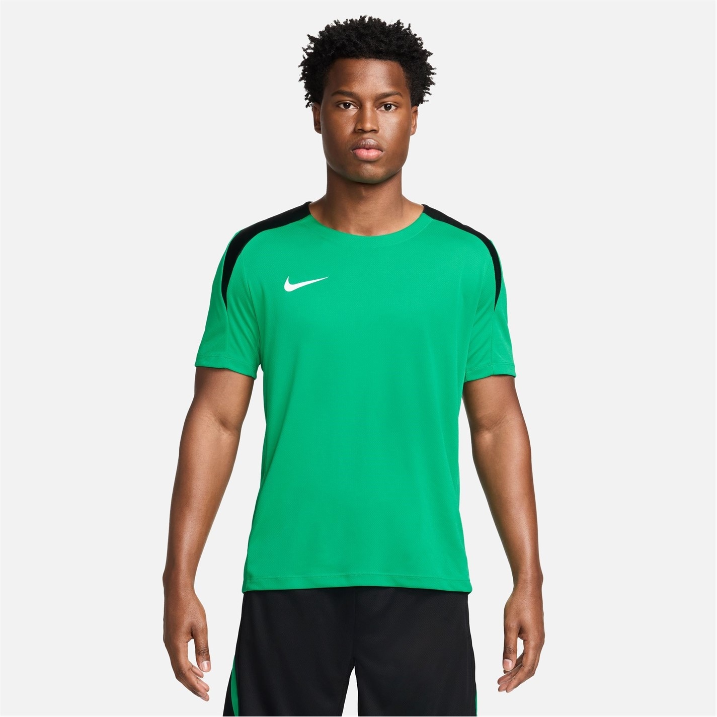 Bluza fotbal Nike Strike Dri-FIT maneca scurta Global pentru Barbati verde