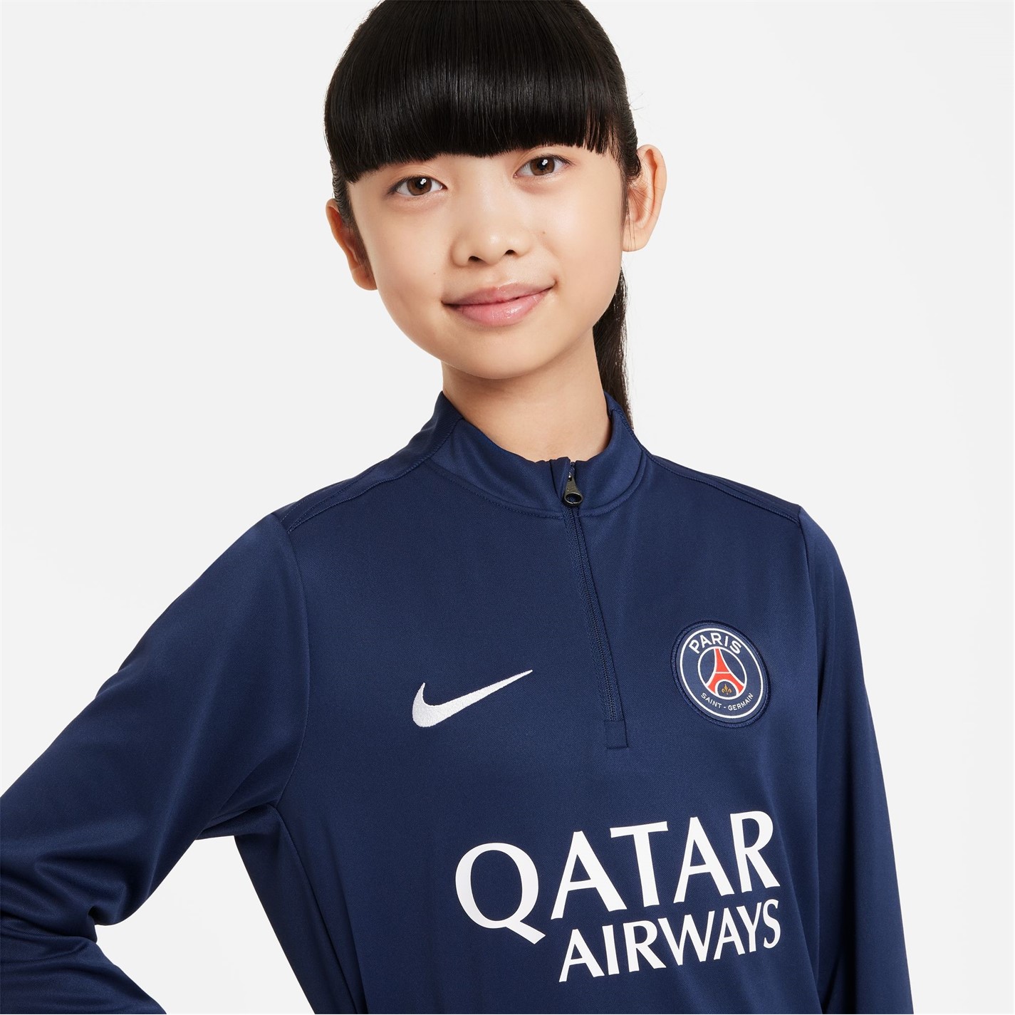 Bluza incalzire Nike Paris Saint Germain Juniors albastru