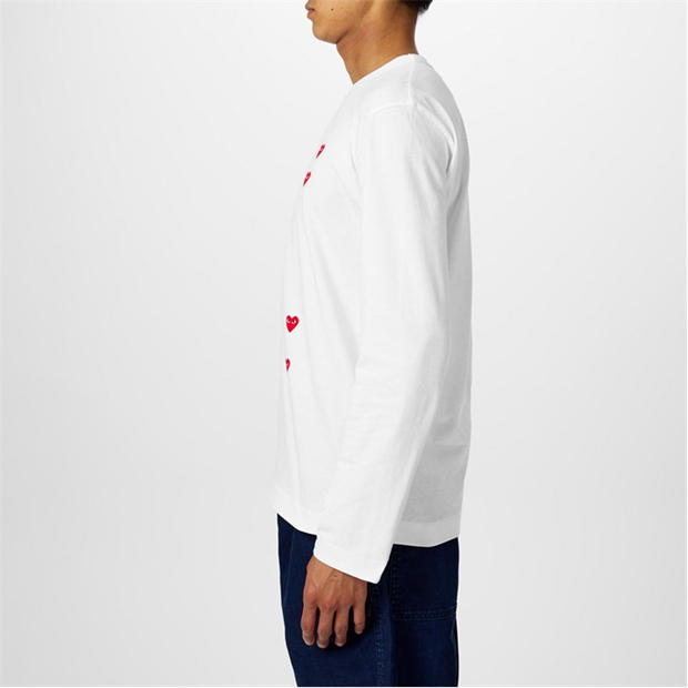 Bluza maneca lunga COMME DES GARCONS PLAY Comme -Shirt pentru barbati alb