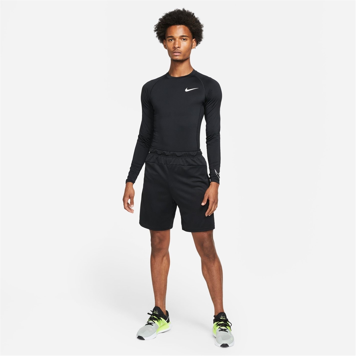 Bluza maneca lunga Nike Pro Core pentru Barbati negru