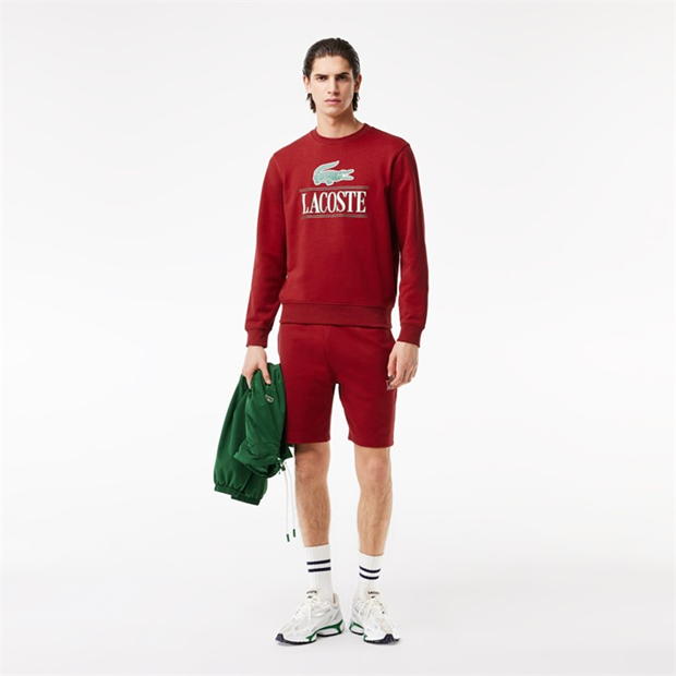 Bluza de trening Lacoste Crocodile portocaliu