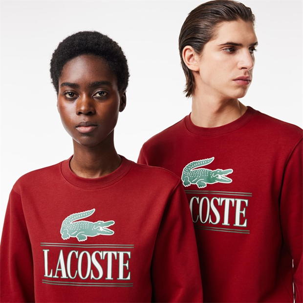 Bluza de trening Lacoste Crocodile portocaliu