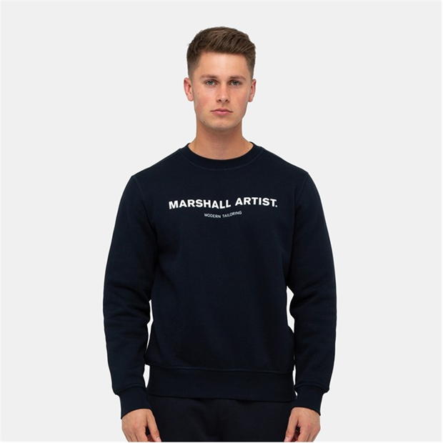 Bluza sport Marshall Artist Artist Stampa bleumarin