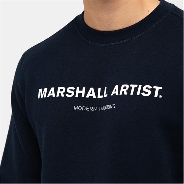 Bluza sport Marshall Artist Artist Stampa bleumarin