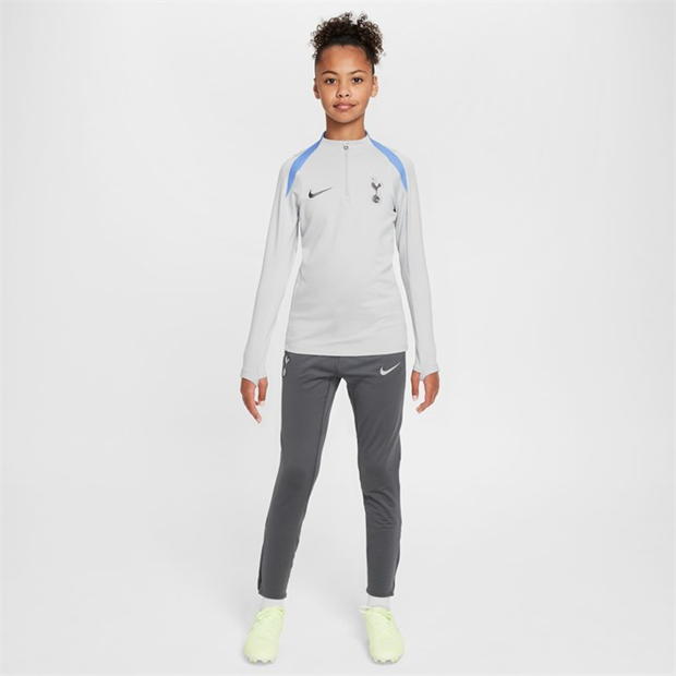 Bluza sport STRIKE DRILL TOP Nike Tottenham Hotspur 2024 2025 Juniors gri bej polar