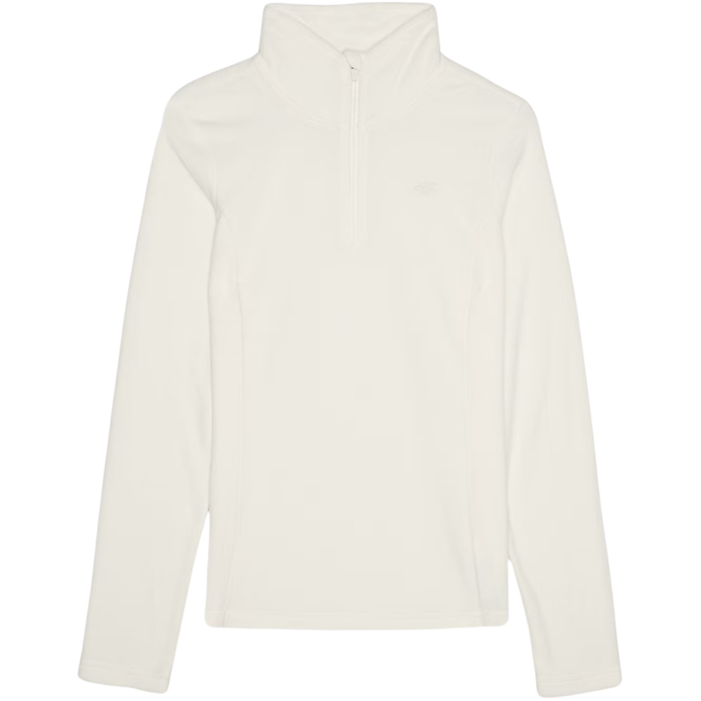 Bluza trening fleece 4F F048 cream 4FWAW24UFLEF048 12S pentru Femei