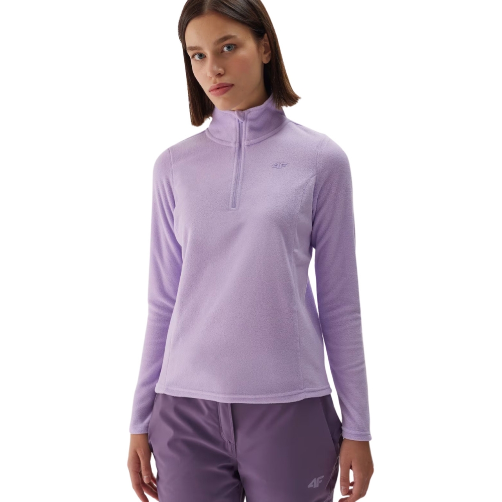 Bluza trening fleece 4F F048 light mov 4FWAW24UFLEF048 52S pentru Femei