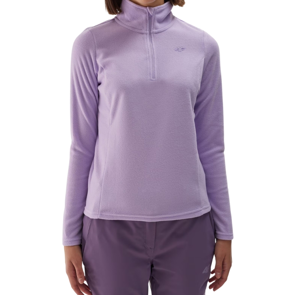 Bluza trening fleece 4F F048 light mov 4FWAW24UFLEF048 52S pentru Femei