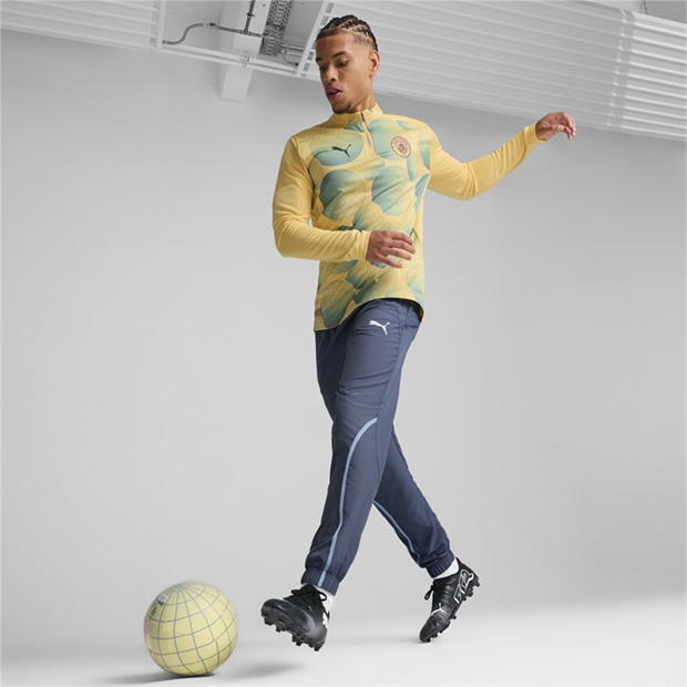 Bluze de trening Puma Manchester City FC Fourth Pre-Match Drill 2024 2025 pentru adulti albastru