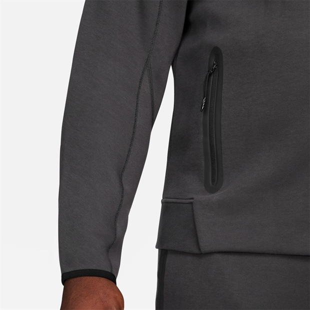 Hanorac fleece Nike Tech pentru Barbati gri negru