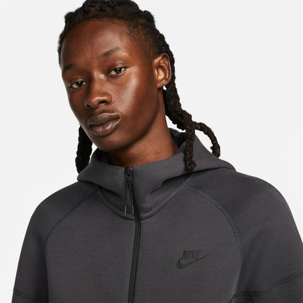 Hanorac fleece Nike Tech pentru Barbati gri negru