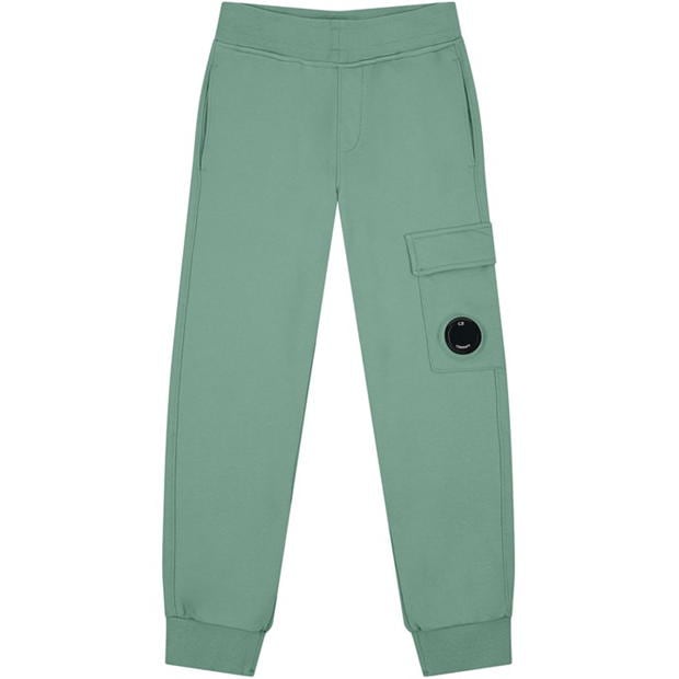 Bluze Pantaloni jogging CP COMPANY Lens Logo pentru copii verde bay