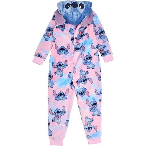 Bluze Pijama salopeta cu fermoar Through cu personaje lilo   stitch