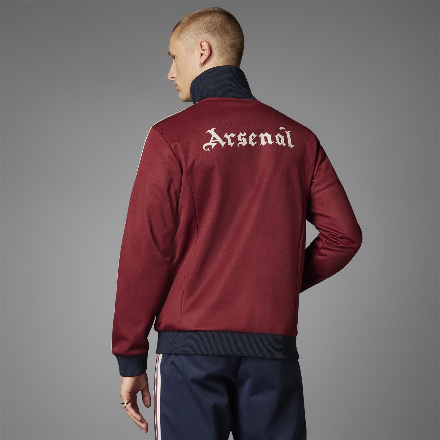 Bluze trening adidas Originals Arsenal Beckenbauer pentru adulti noble maro inchis