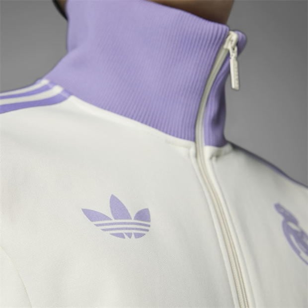 Bluze trening adidas Originals Real Madrid Beckenbauer pentru adulti lila alb