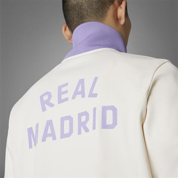 Bluze trening adidas Originals Real Madrid Beckenbauer pentru adulti lila alb