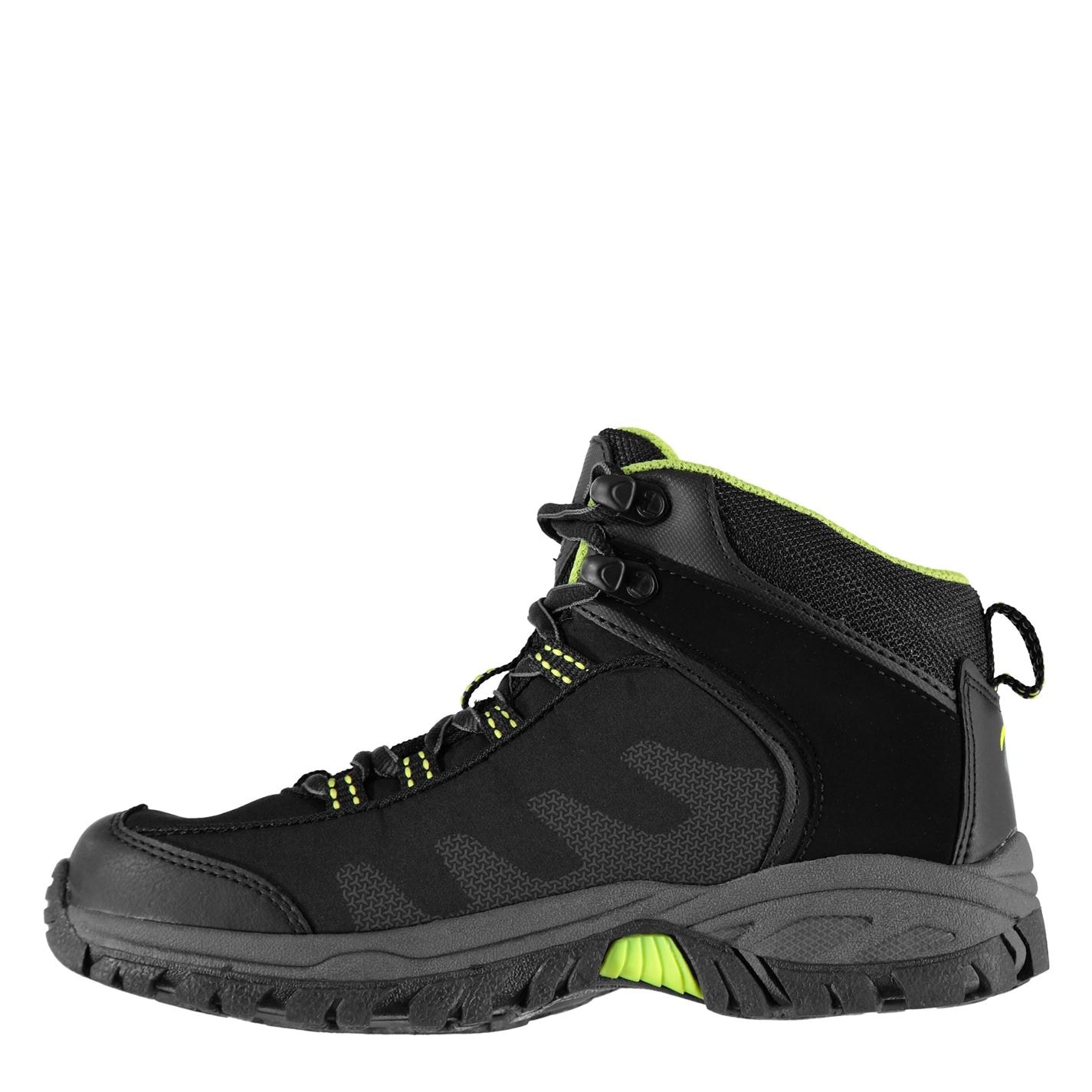 Bocanci Gelert Softshell Mid pentru copii negru verde lime