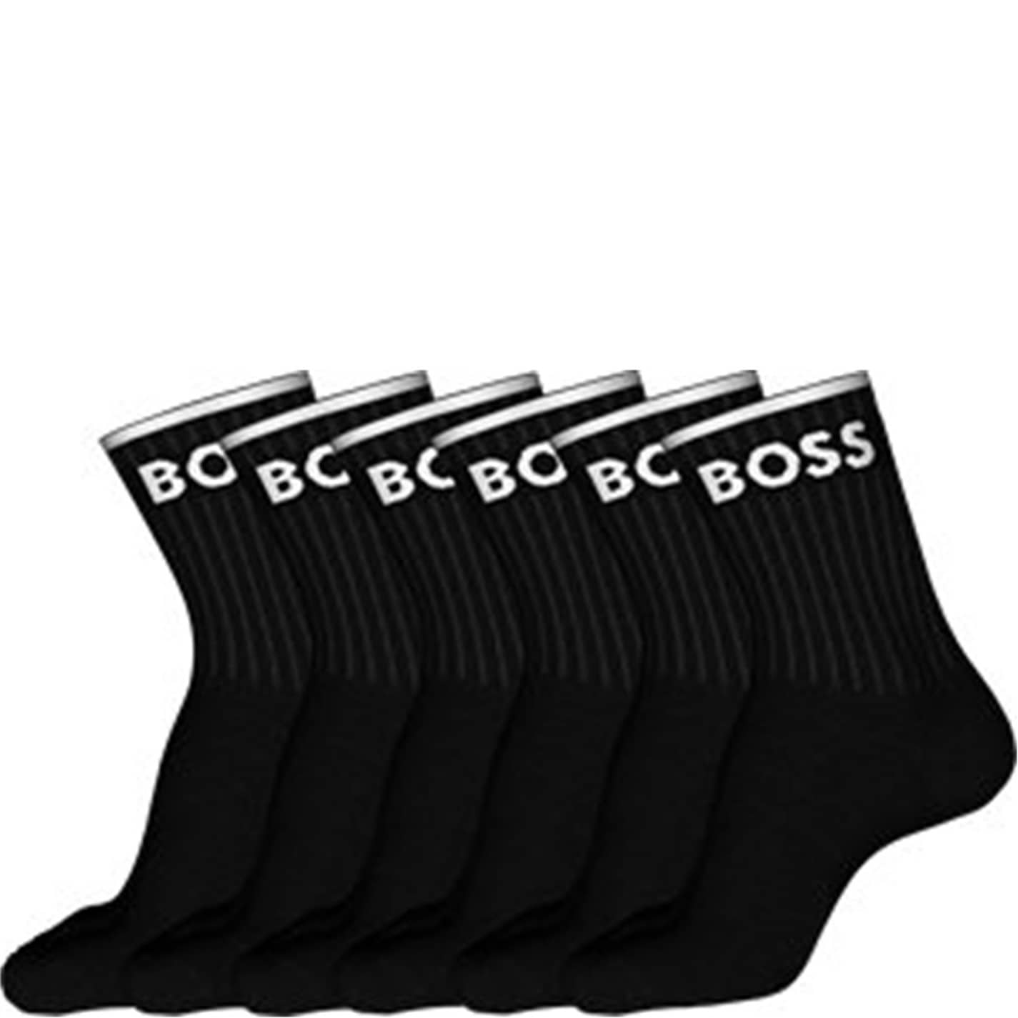 Boss 6P QS cu dungi CC 10257762 01 negru