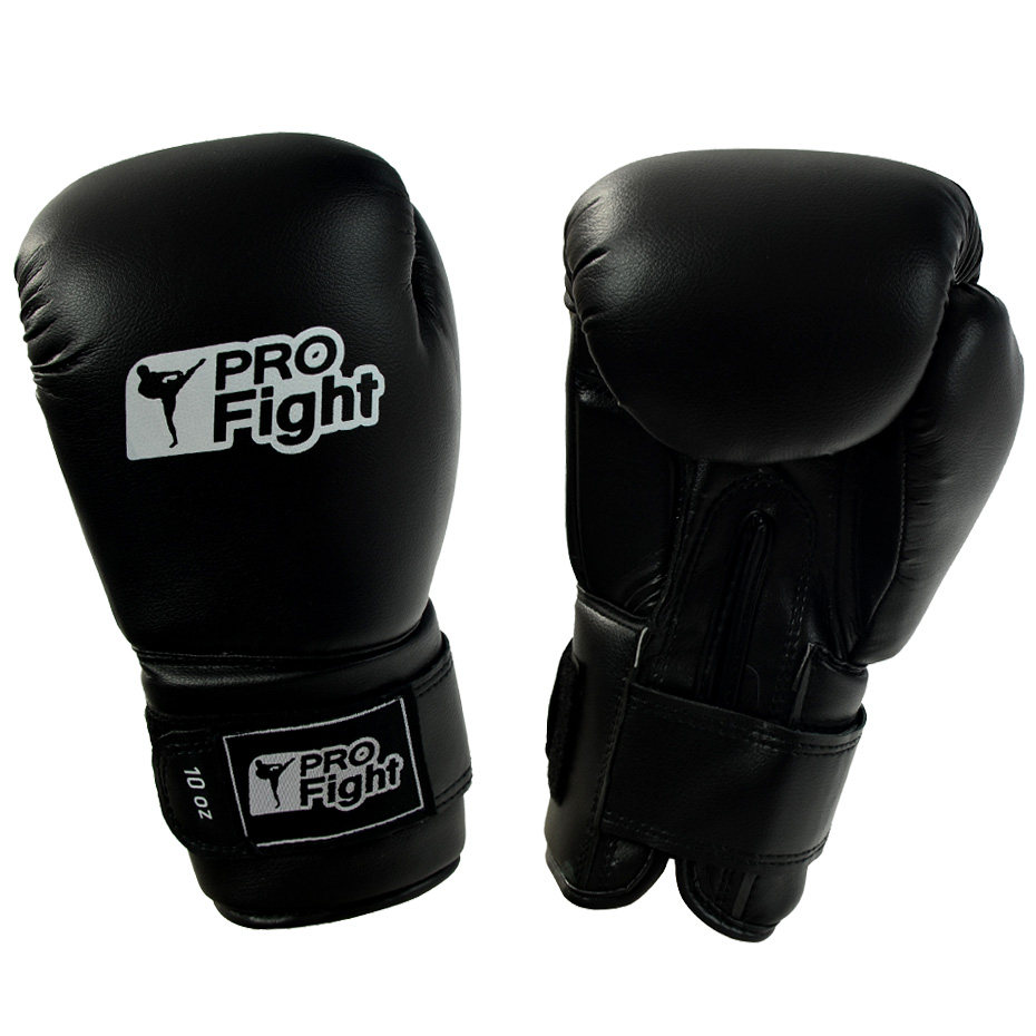 Manusi de box PROFIGHT PVC negru