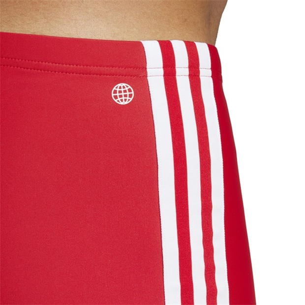 Boxeri adidas clasic 3-Stripes Swim pentru Barbati better rosu alb