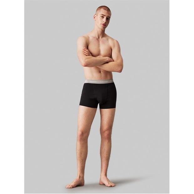 Boxeri Calvin Klein bumbac Stretch gri bur orgq41