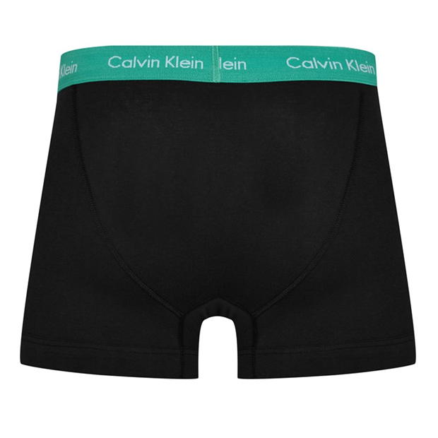 Boxeri Calvin Klein bumbac Stretch negru albastru aqua grngu4