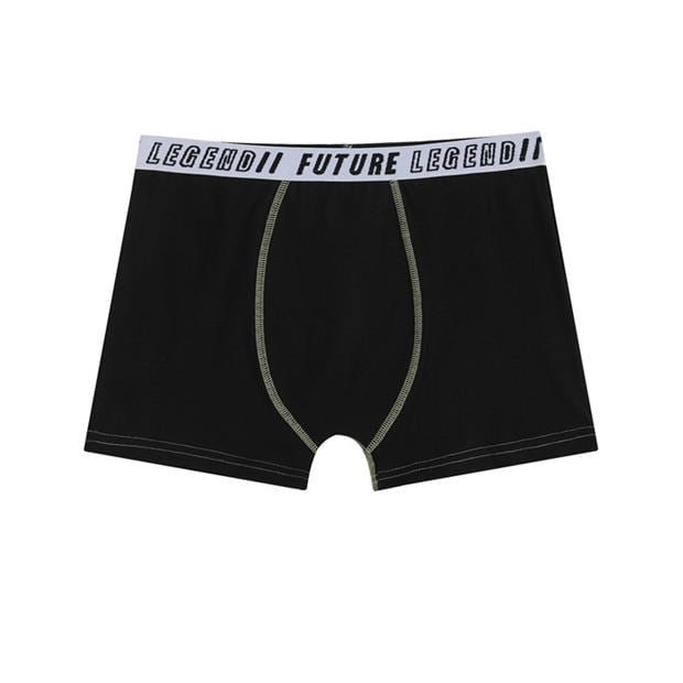 Boxeri Firetrap 7 PK Jn negru multicolor