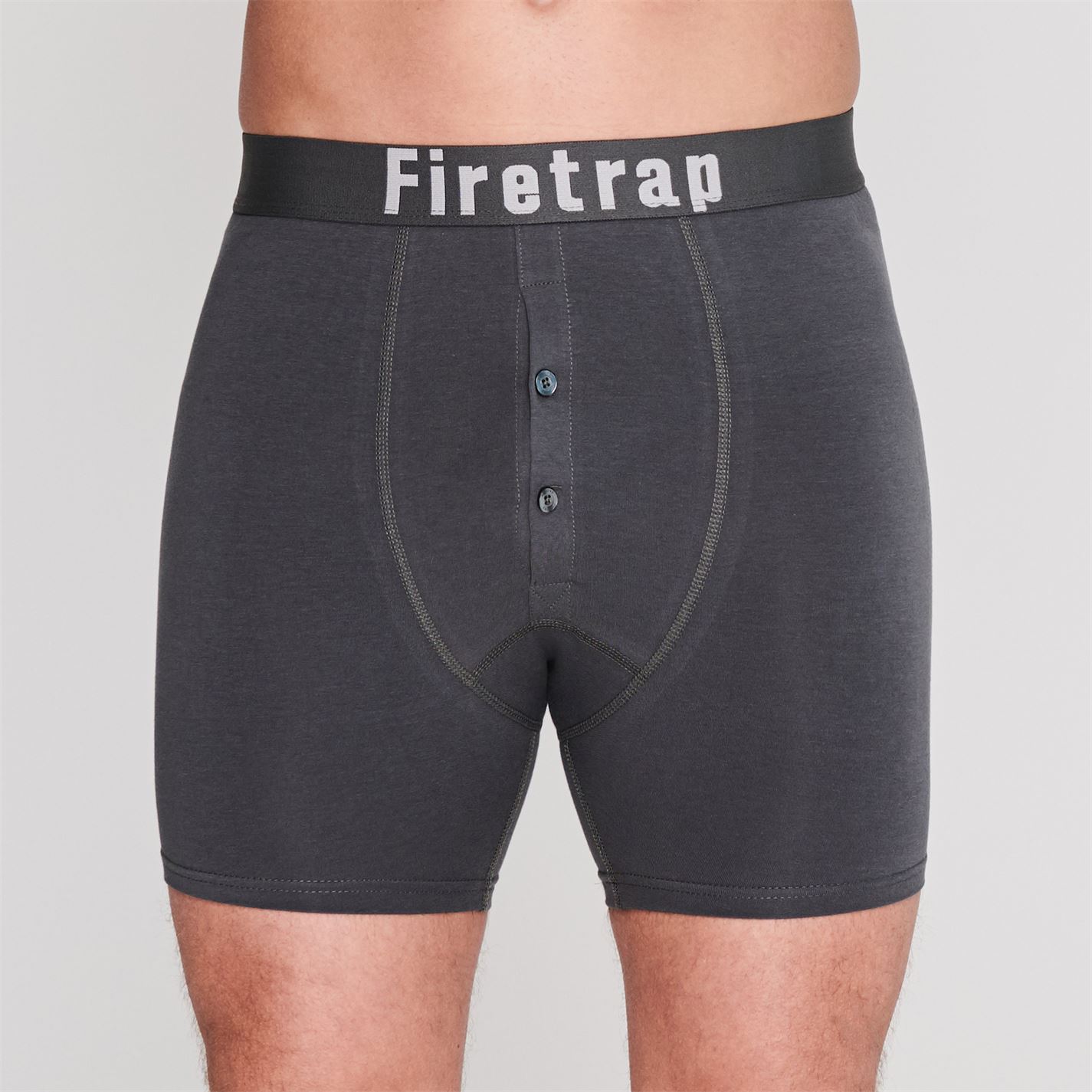 Boxeri Set 2 Firetrap gri visiniu