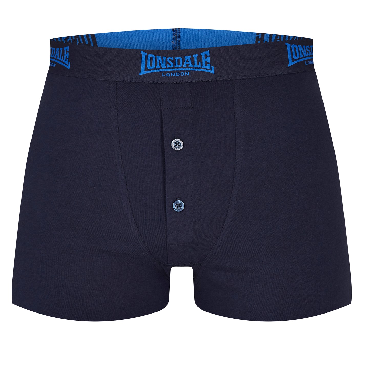 Boxeri Set 2 Lonsdale pentru Barbati albastru bleumarin