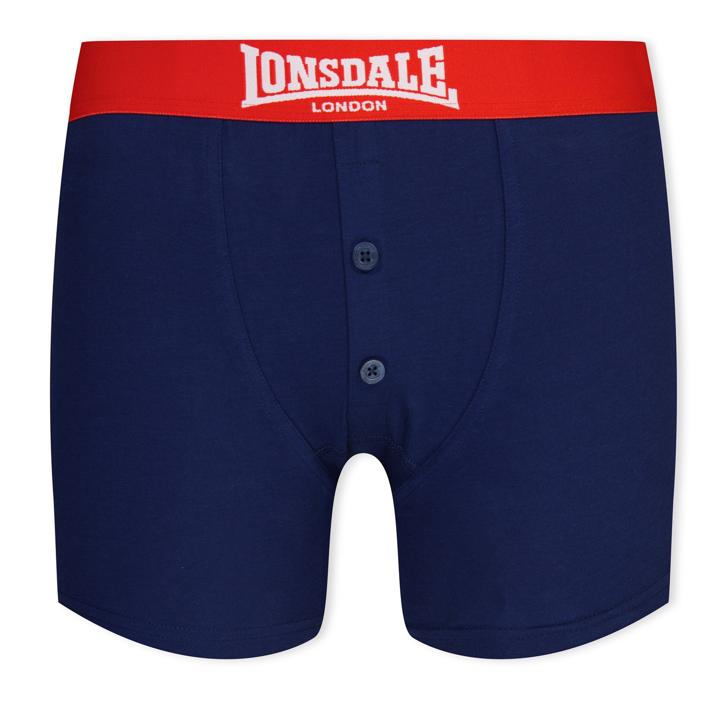 Boxeri Set 2 Lonsdale pentru copii bleumarin bright rosu