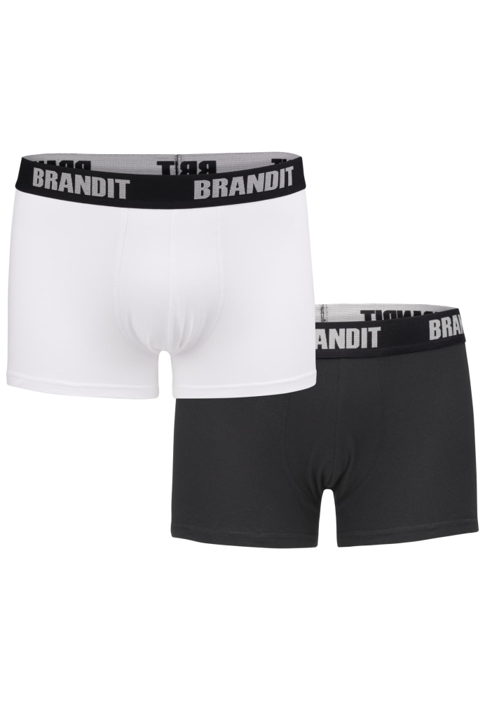 Boxeri Set de 2 Logo alb negru Brandit