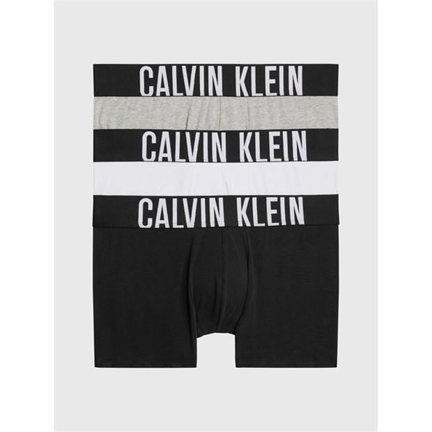 Boxeri Set de 3 Calvin Klein Intense Power negru gri alb mp1