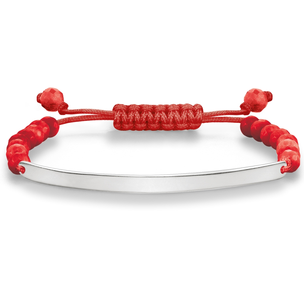 Bratari THOMAS SABO A003081410L19 pentru Femei red, argintiu