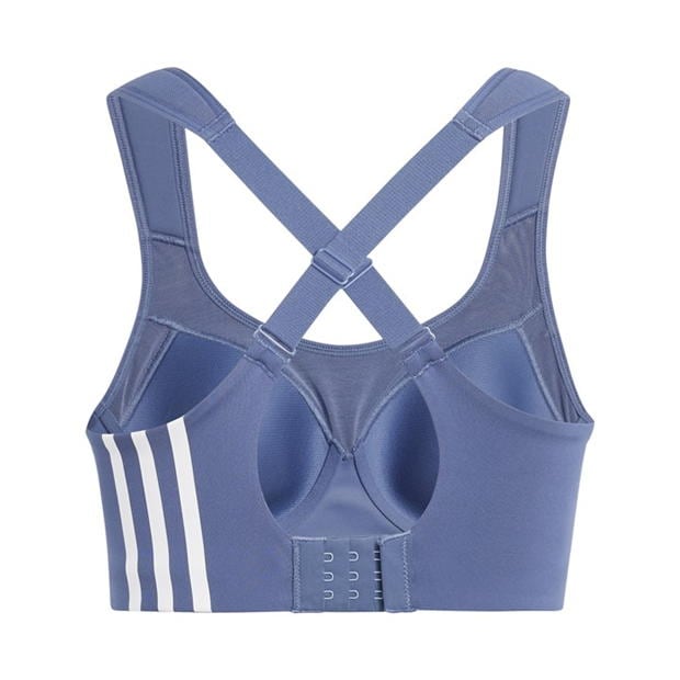 Bustiera fitness adidas Tlrdim Medium Impact Sports pentru femei albastru