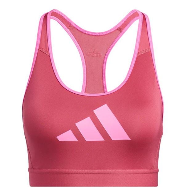 Bustiera sport adidas Dont Rest Medium Impact pentru femei wild roz team