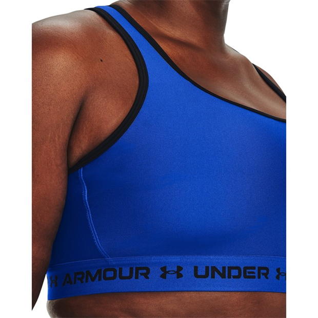 Bustiera sport Under Armour Mid Crossback + pentru femei team albastru roial