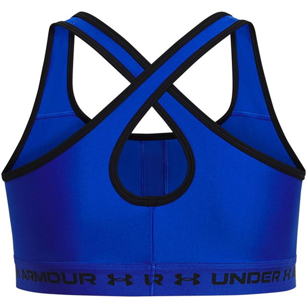 Bustiera sport Under Armour Mid Crossback + pentru femei team albastru roial