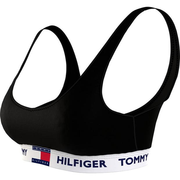 Bustiera Tommy Hilfiger 85 Unpadded negru bds