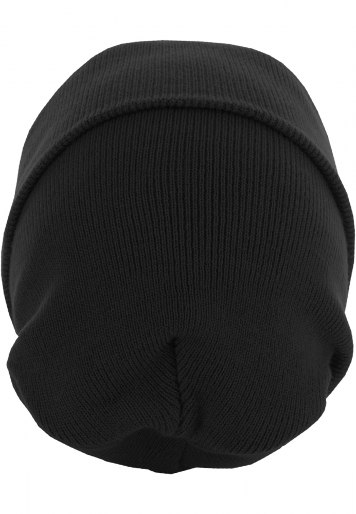 Caciula Beanie Basic Flap Long Version negru MasterDis